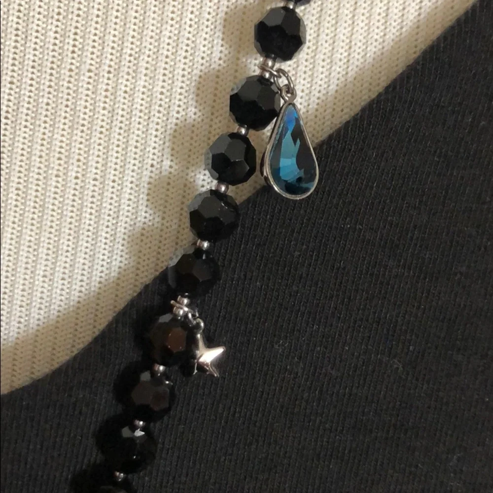 Swarovski magic long  necklace with locket